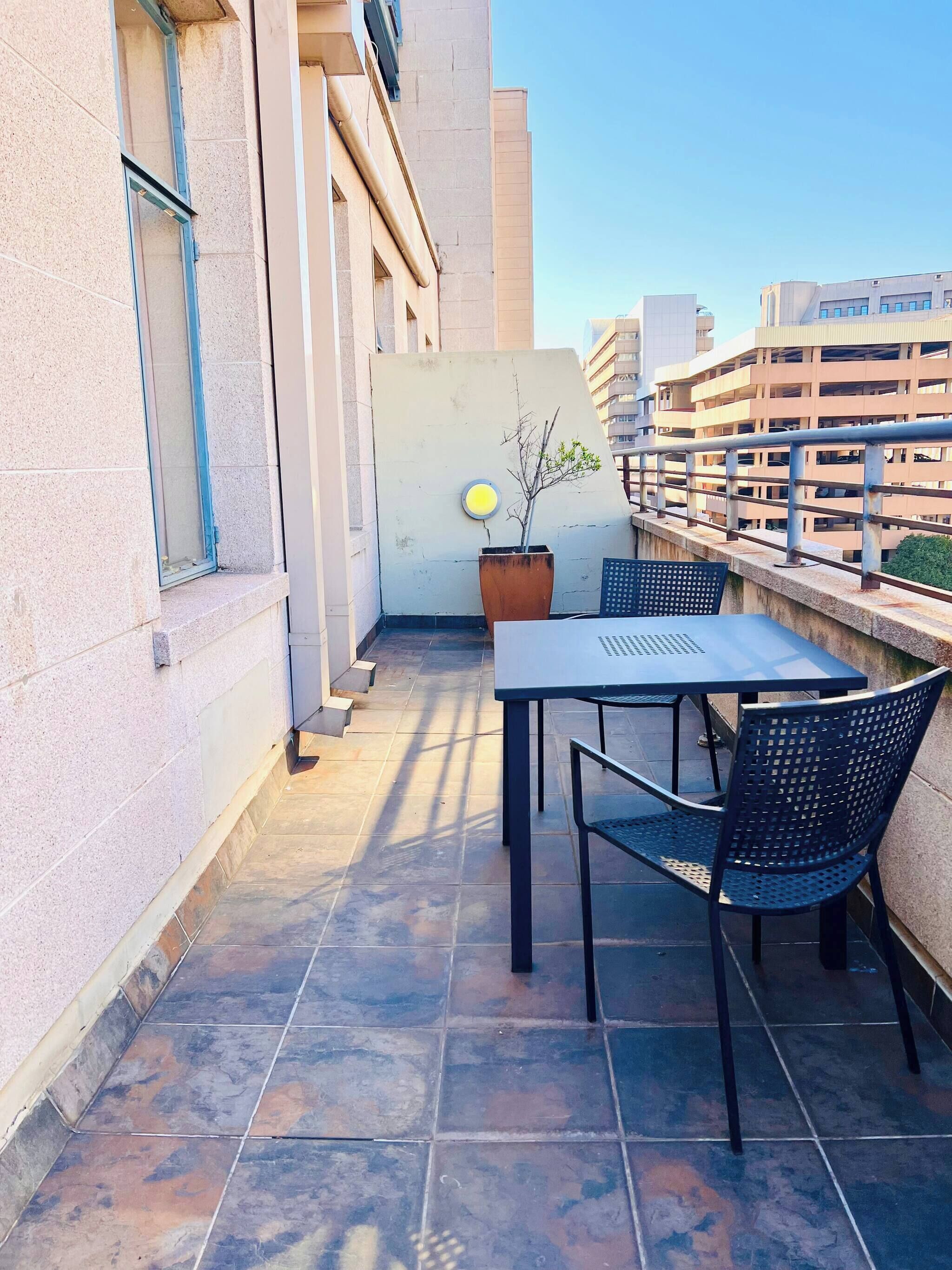 Appartamento, 1 camera da letto, accessibile ai disabili | Balcone