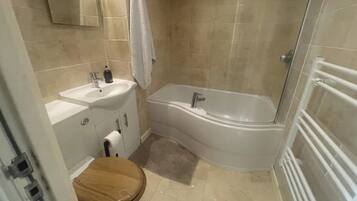 Towels, soap, toilet paper
