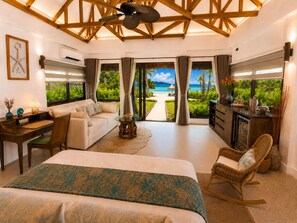 Standard-Villa, Strandblick | Hochwertige Bettwaren, Minibar, Schreibtisch