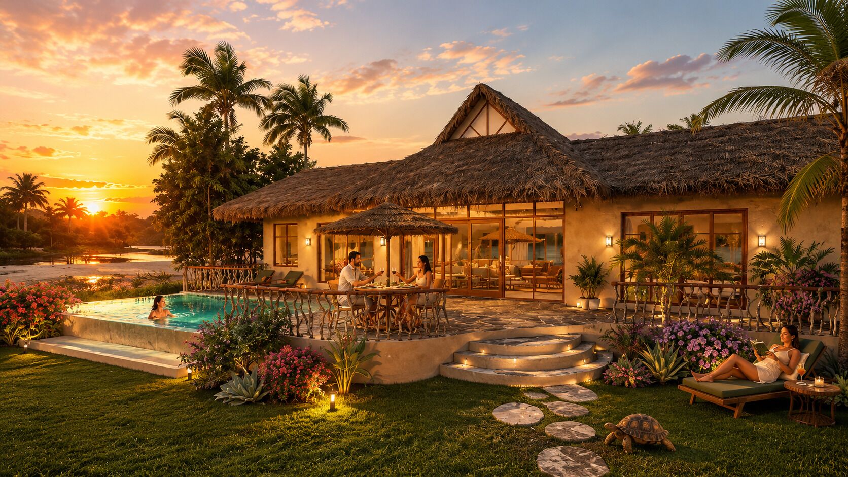 Villa Grand, vistas a la playa | Terraza o patio
