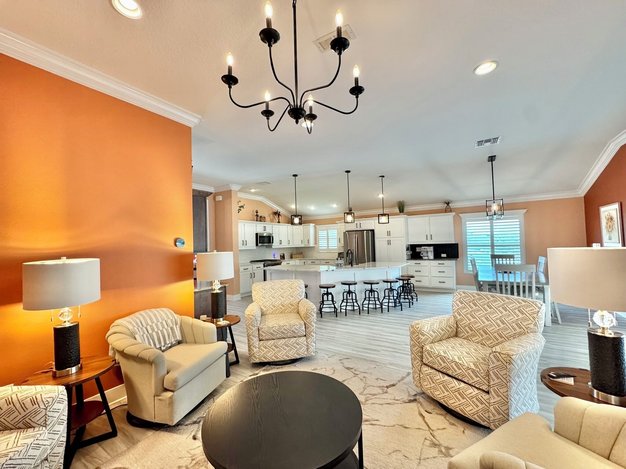 Smart TV, fireplace, offices