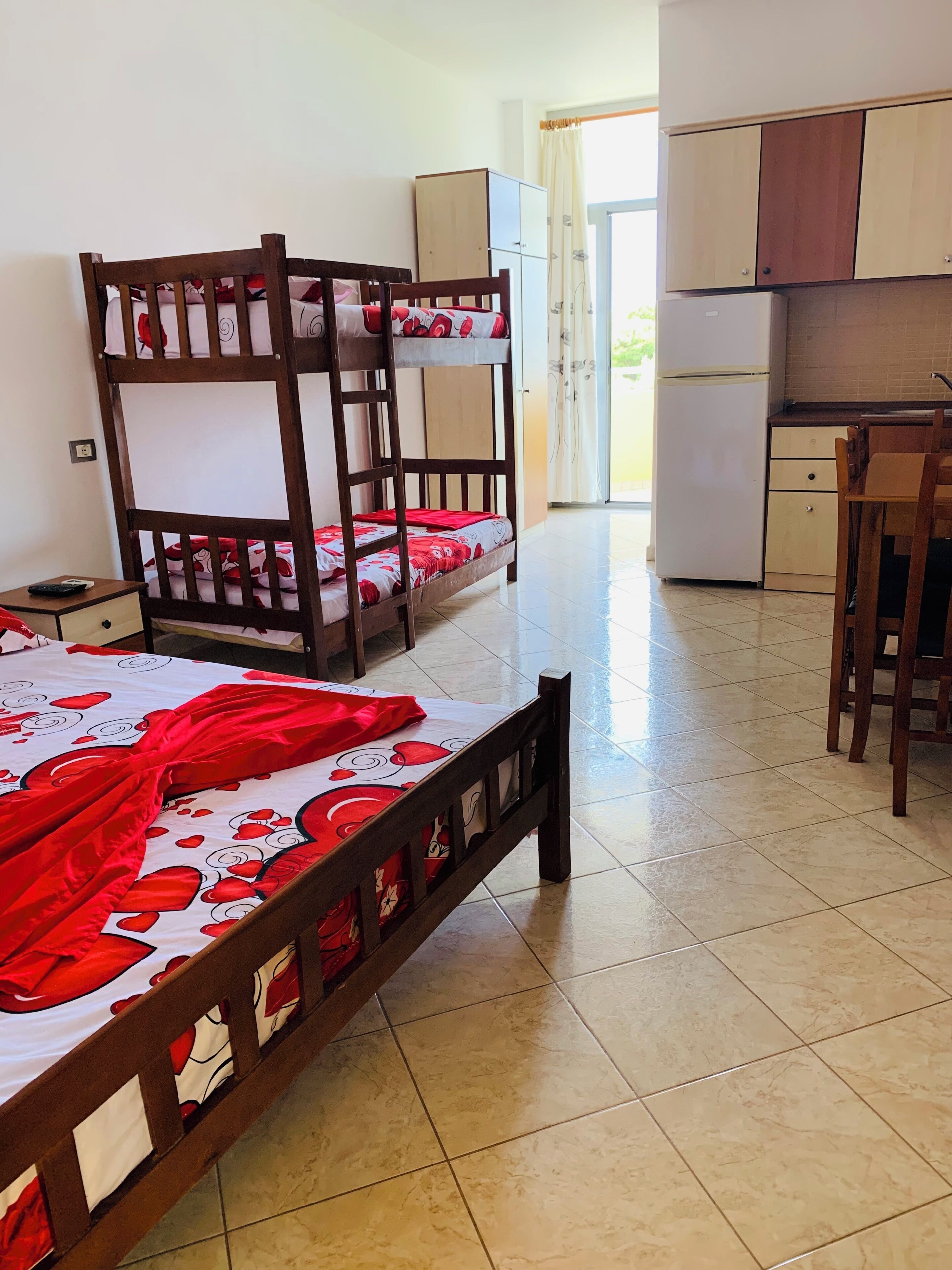 Basic Quadruple Room, Balcony, Beach View | Free WiFi