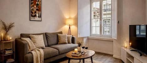Apartment, 1 Schlafzimmer | Wohnzimmer