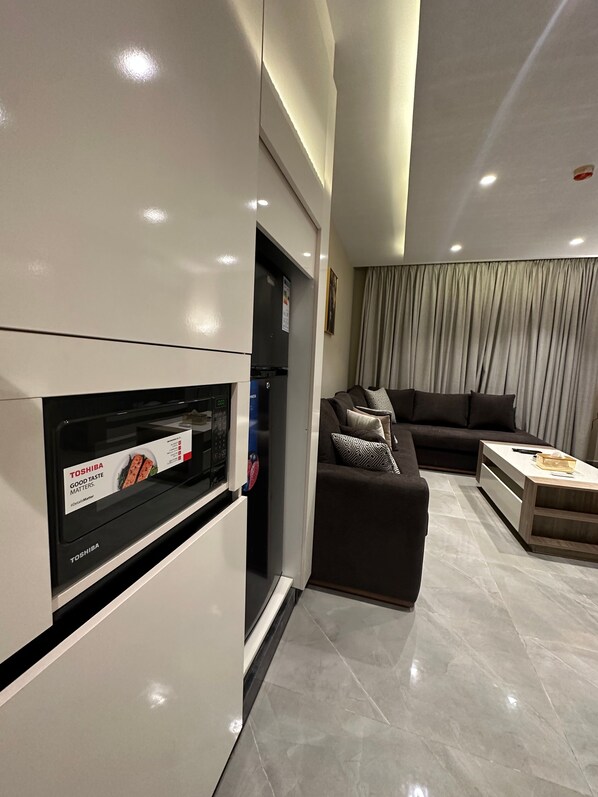 Condo, 1 habitación, con acceso para personas discapacitadas, para fumadores | Sala de estar
