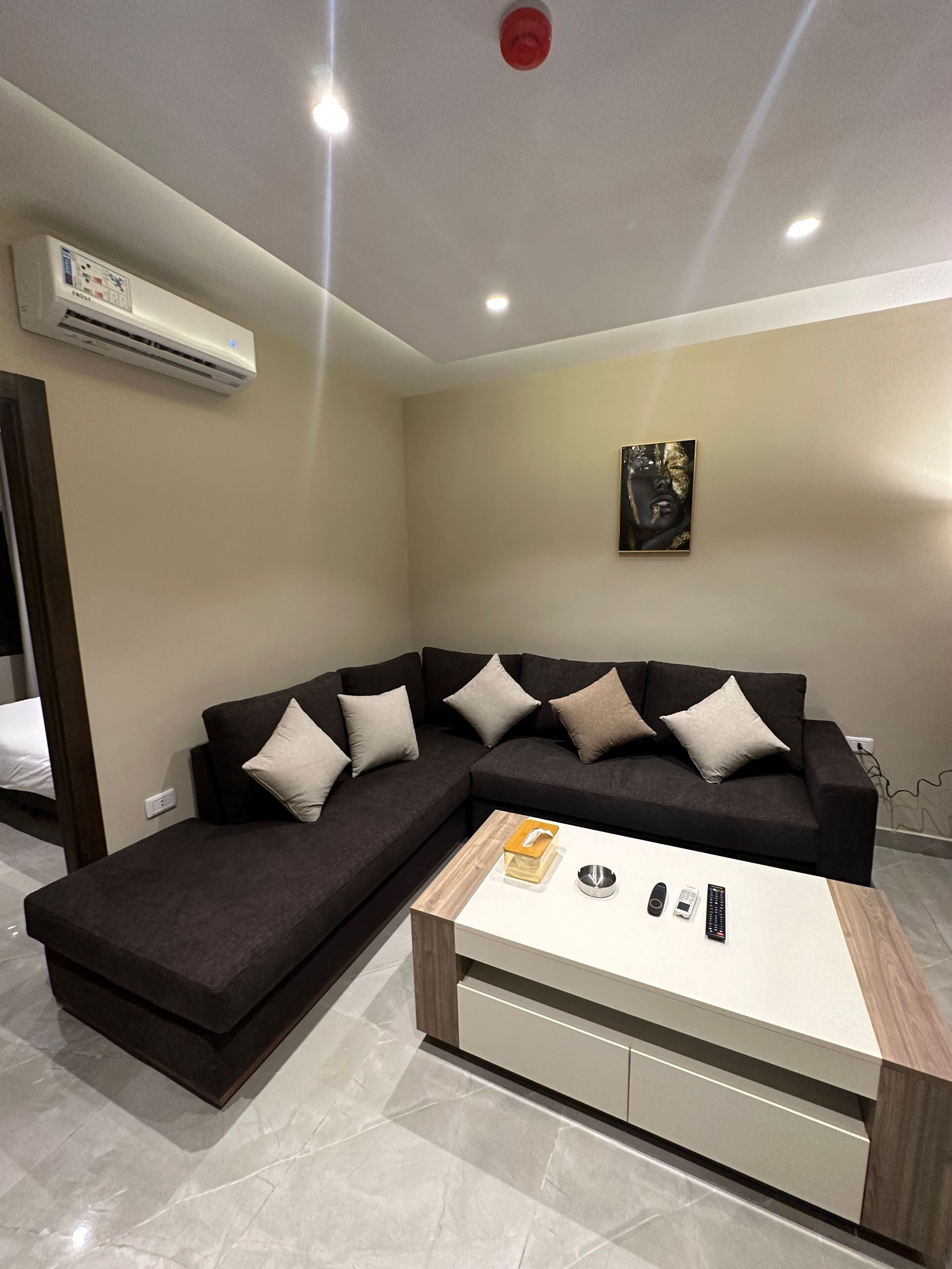 Apartment, 1 Bedroom, Accessible, Smoking | Living room