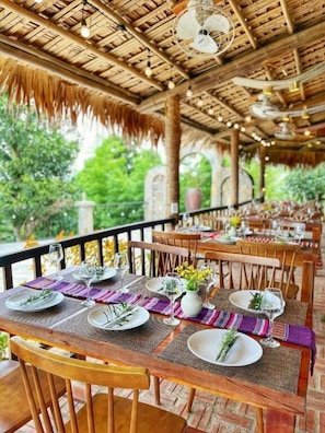 Outdoor dining - Pu Luong Eco Garden (Pù Luông)