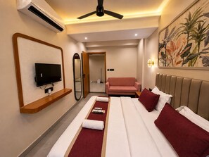 Chambre Deluxe, vue ville | Bureau, Wi-Fi gratuit