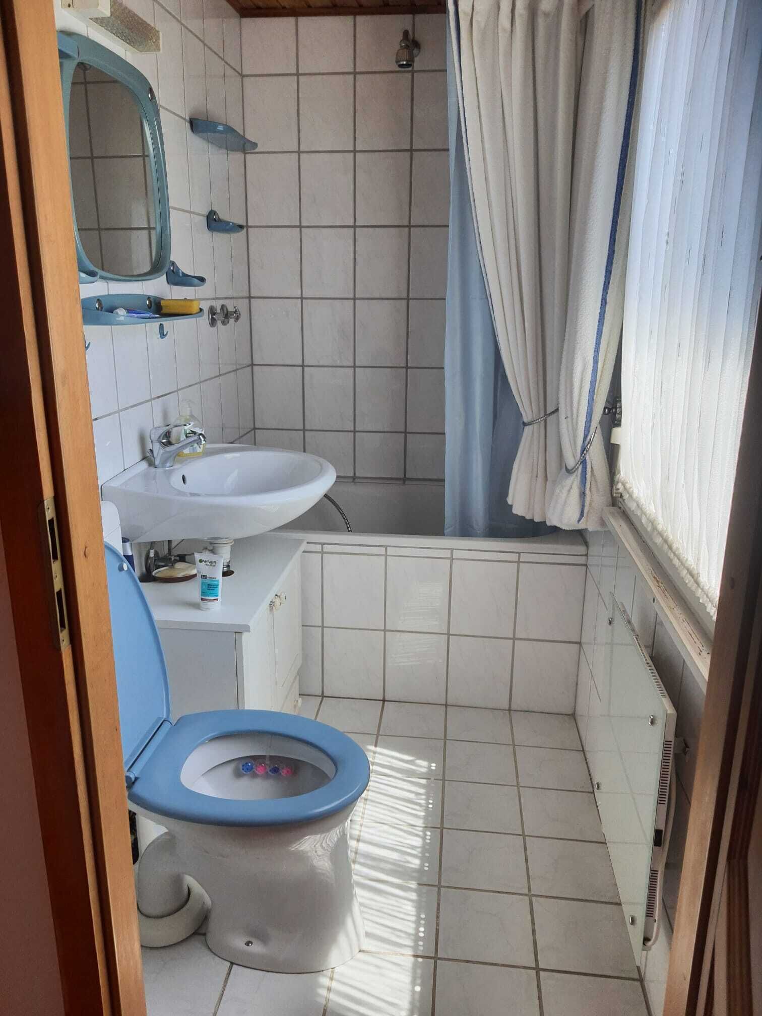 Haartrockner, Bidet, Handtücher, Seife