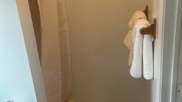 Towels, soap, toilet paper