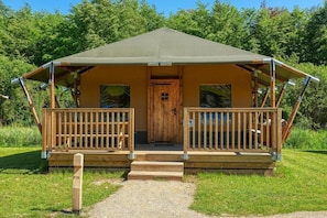 Chalet, Lanai, Garden View | Exterior - Glamping lodge with Eco-Wellness (ZEEWOLDE)