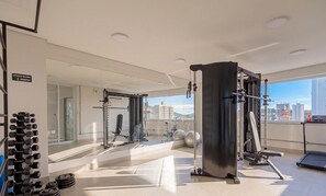 Fitness facility - Well-equipped Studio in Cond. With a Pool Msu1005 (Governador Valadares)