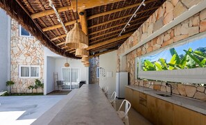 Apartamento básico | Opções para refeição ao ar livre