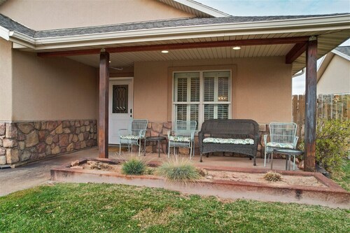New listing! 4-BR Moab Retreat | Pool | Hot tub | Fenced yard with BBQ