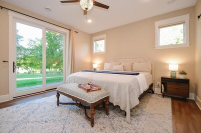 4 BR beach house with Swim Spa, Steam Shower & 42 ft playroom. Sleeps 9