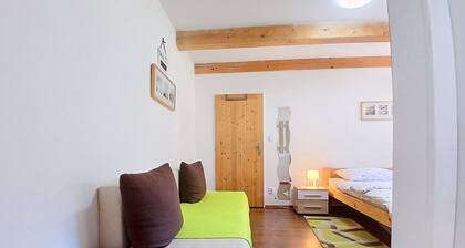 Beautiful apartment in villa for 4 guests with WIFI, TV and patio