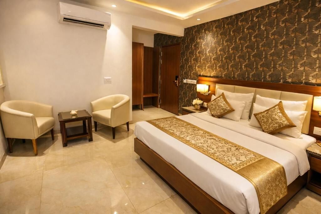Kamar Double Deluks | Brankas, kedap suara, setrika/meja setrika, dan Wi-Fi gratis