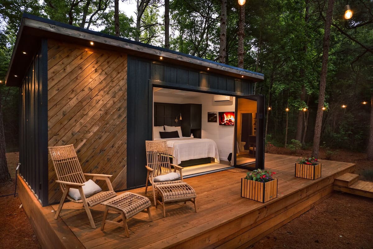 Luxury-Ferienhütte, Talblick | Terrasse/Patio