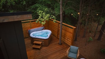 奢華小屋, 山景 | 室外 SPA 浴池