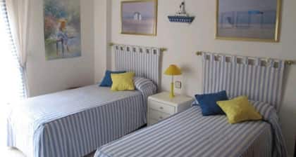Beachfront Apartment in Valdelagrana. 2 bedrooms, 2 bathrooms. Urb. Blegamar.