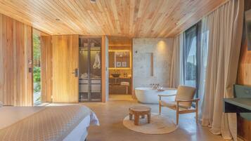 Superior Double or Twin Room, Ocean View | In-room safe, desk, laptop workspace, blackout drapes