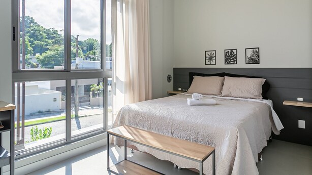 Apartment - Modern Loft 750m From Canas Beach Tps201 (Florianópolis)