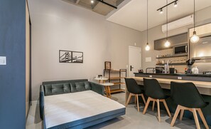 Interior - Modern Loft 750m From Canas Beach Tps201 (Florianópolis)