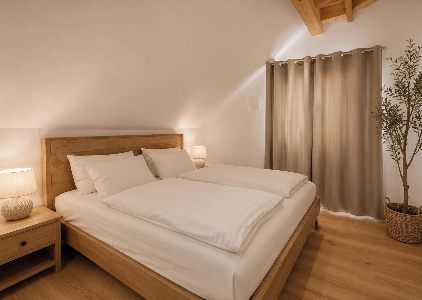 1 室のベッドルーム、WiFi、ベッドシーツ