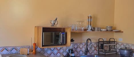 Maison, 2 chambres, patio, vue montagne | Intérieur