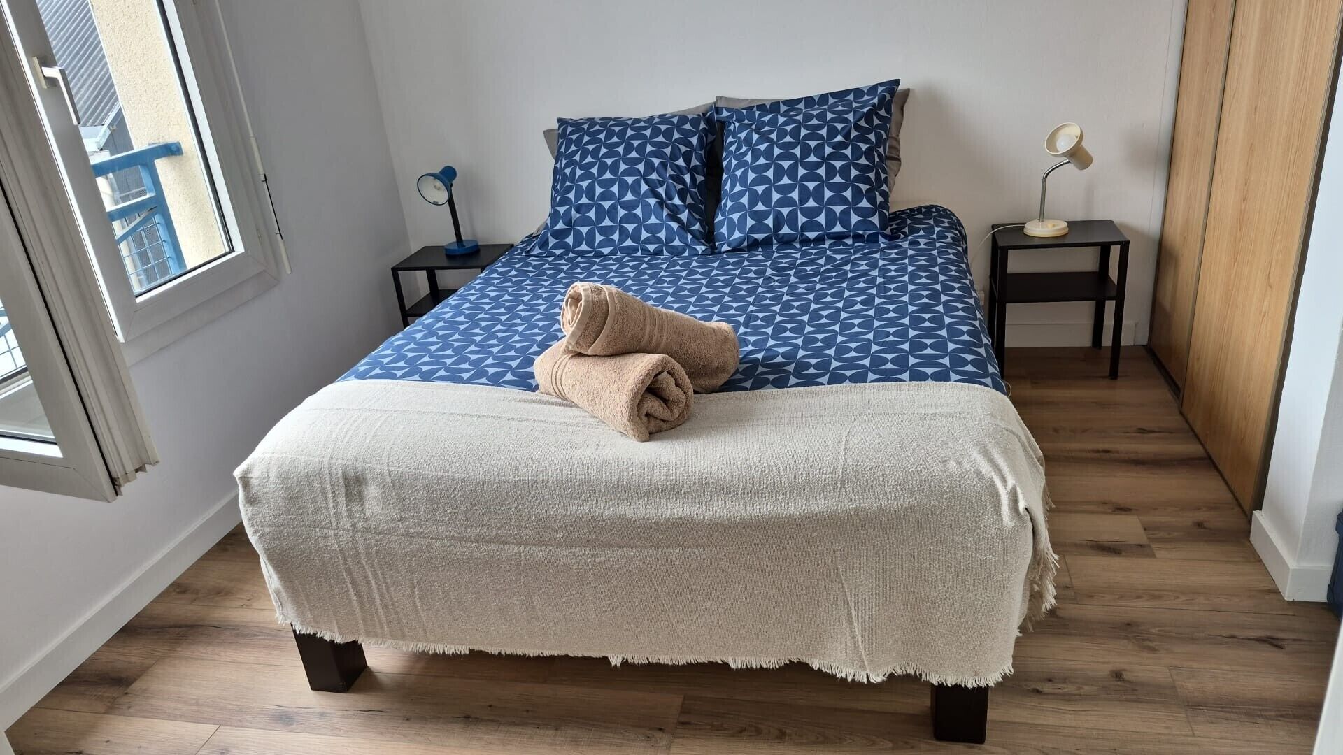 1 chambre, fer et planche à repasser, Wi-Fi, draps fournis