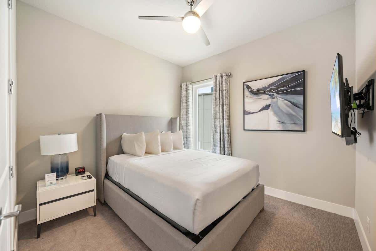 Soft neutral tones create an inviting, distraction-free sanctuary for afternoon naps.