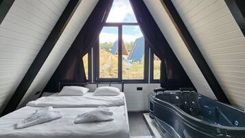 Familie bungalow, uitzicht op meer | Gratis wifi