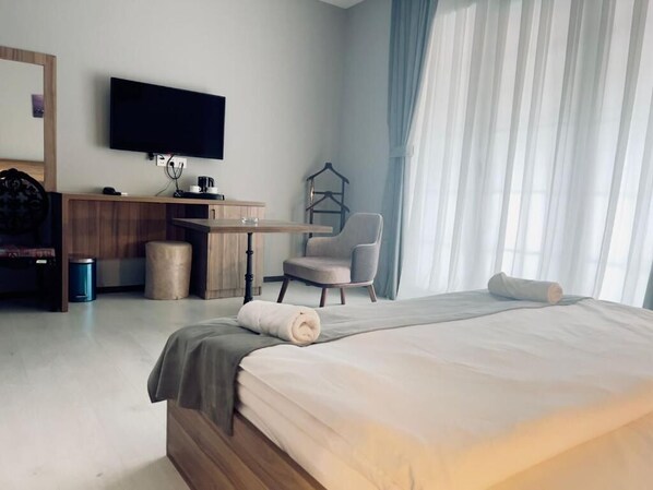 Standard Double Room, Balcony | Desk, laptop workspace