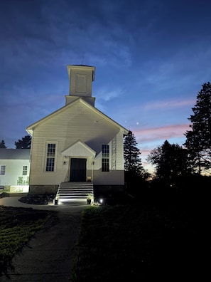 Exterior - Fabulous 3 bedroom historic 1867 church in charming rural Cedar Falls / Denver. (Cedar Falls)