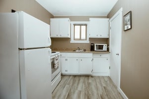 Apartamento superior, cocina | Cocina privada | Microondas