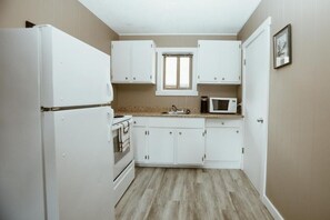 Superior Apartment, Kitchen | Private kitchen - Lone Star Motel (Rossland)