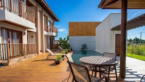 Outdoor dining - Apt. w/ Pool & View in Barra Grande Ldi0008 (Maraú)