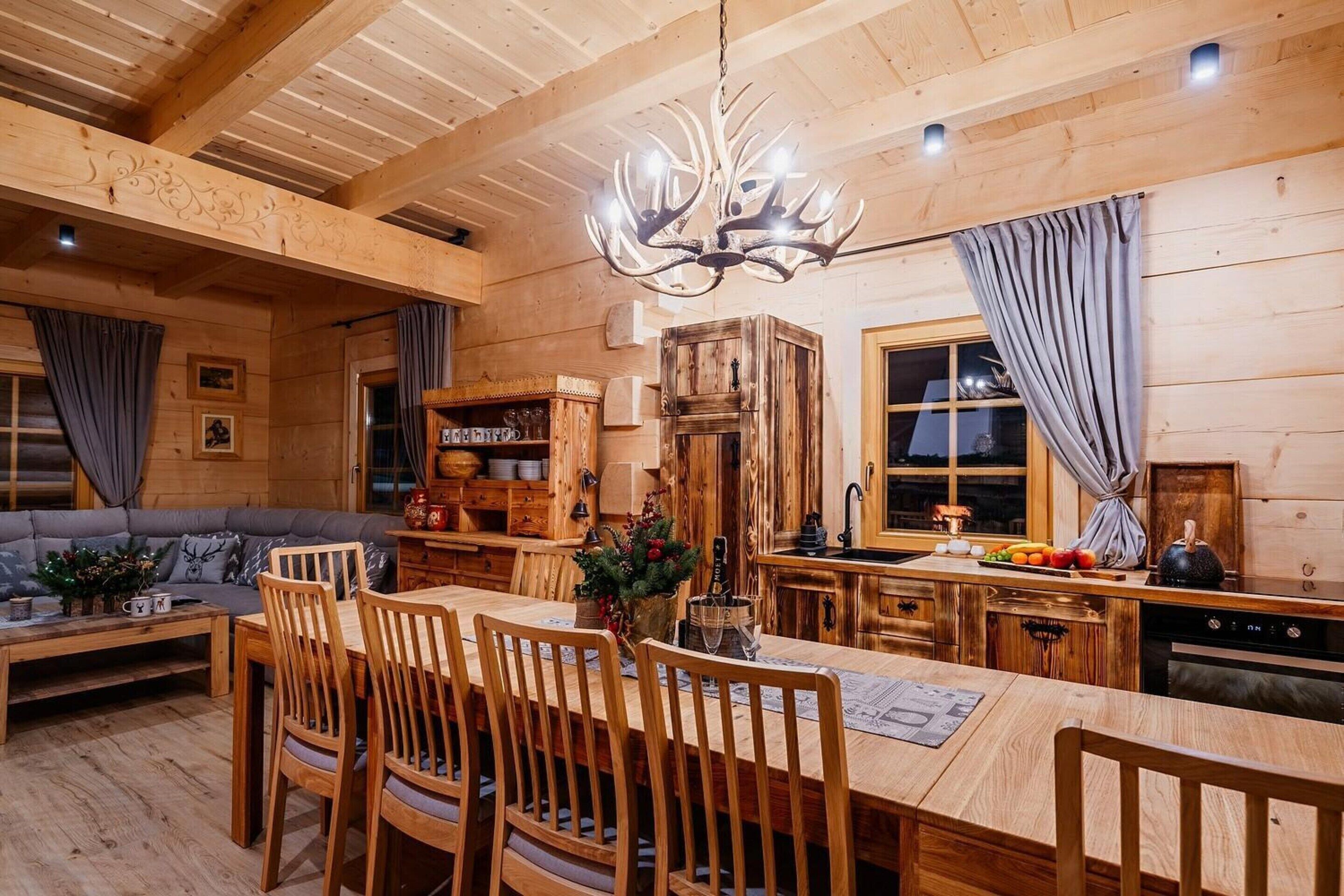 Ferienhaus | Wohnzimmer | Kamin