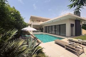 Indoor pool, a heated pool