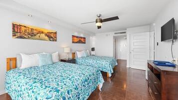 Apartment, Multiple Beds, Ocean View (Saida Royale 9114) | 2 bedrooms, desk, laptop workspace, individually decorated