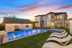 Outdoor pool, a heated pool - Luxury 7BR - Heated Pool, Hot Tub, Pet Friendly (Austin)