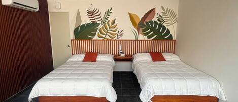 Chambre Quadruple Confort, vue jardin
