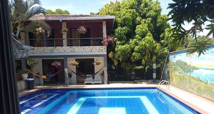 Welcome to tropical paradise with private pool and barbecue space