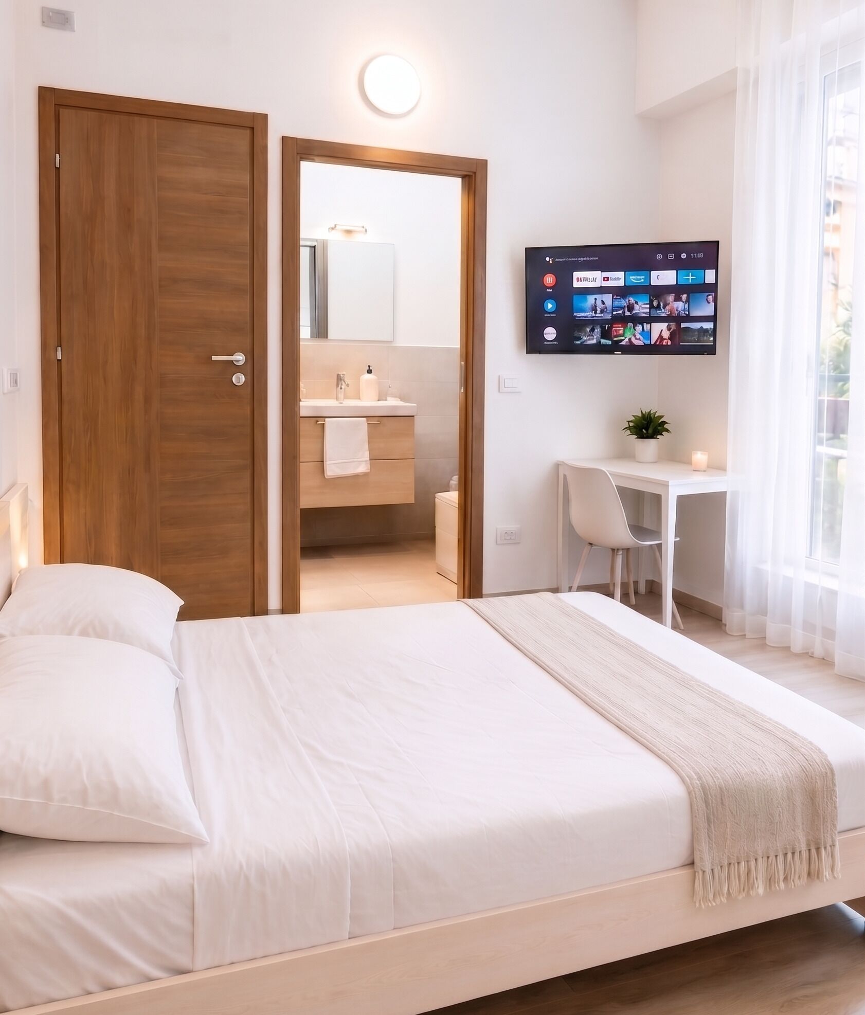 1 bedroom, iron/ironing board, free WiFi, bed sheets