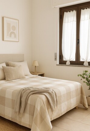 Iron/ironing board, free WiFi, bed sheets - Soliana Vacation Home—Relaxation and Comfort Just 6 km from the Sea (Siniscola)