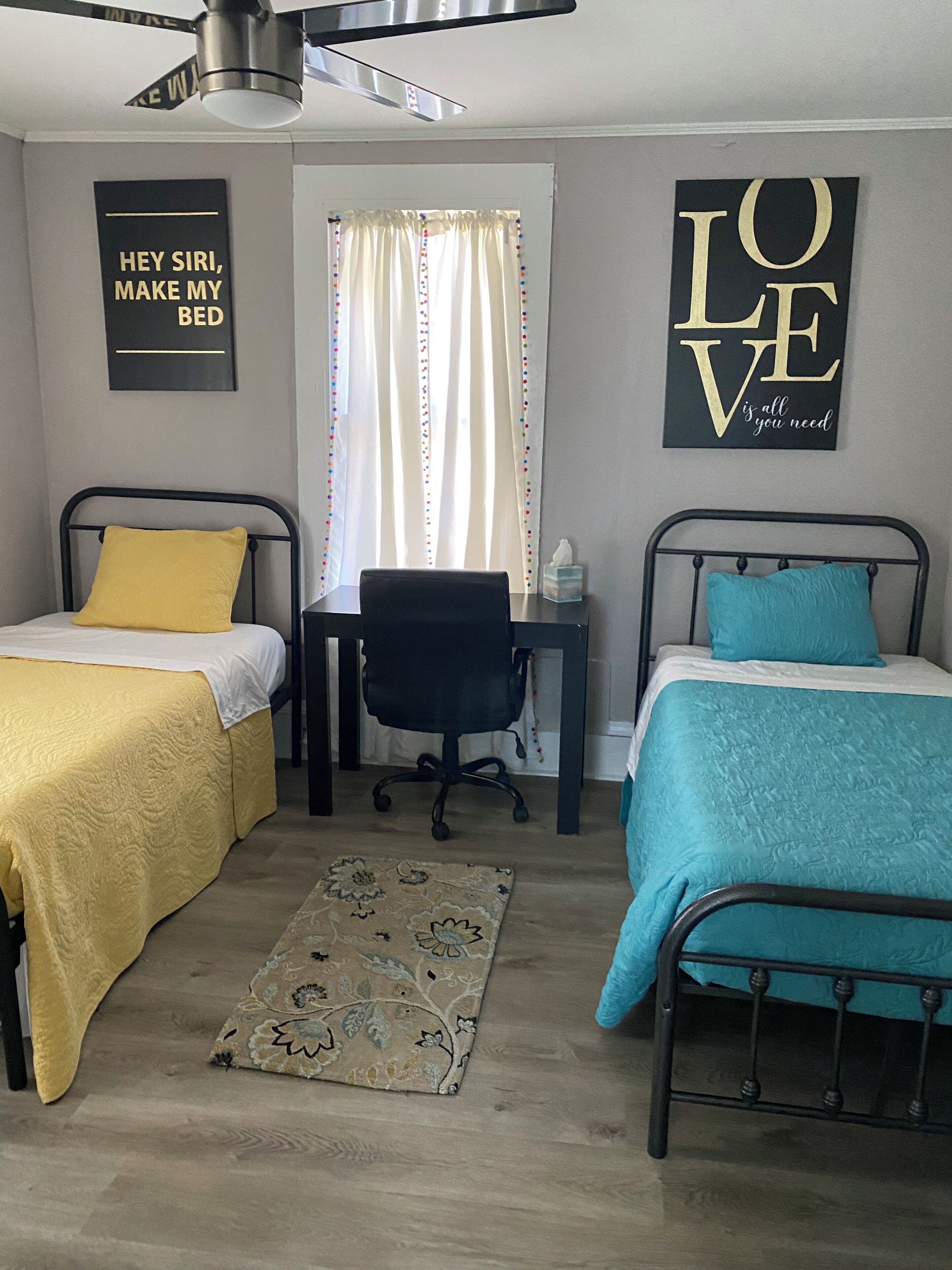 2 dormitorios, tabla de planchar con plancha, wifi gratis y ropa de cama