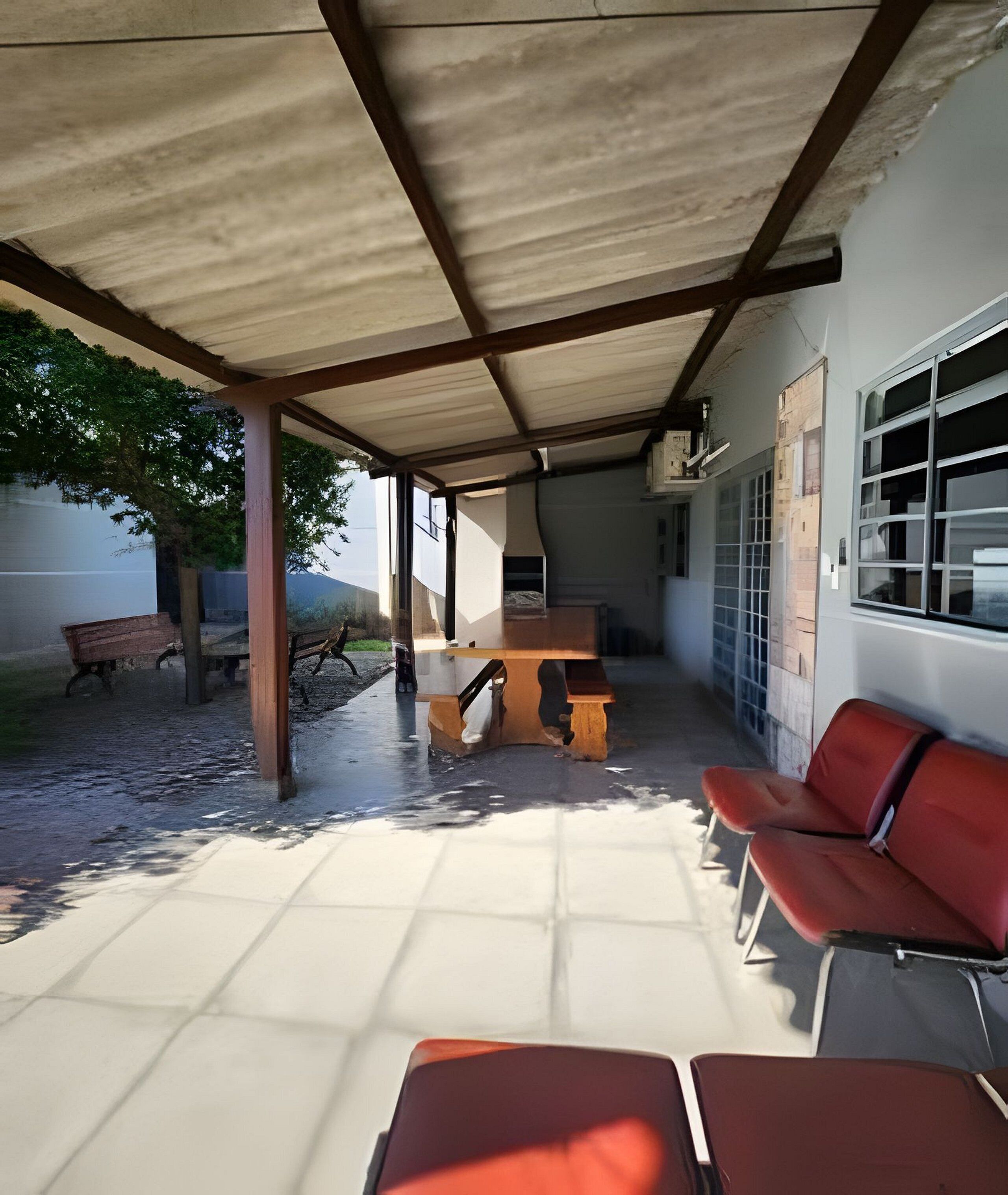 Vila Basic | Tempat makan outdoor