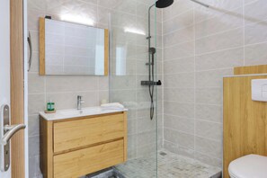 Bathroom - Le Mosala 1 - Climatisation - Vue mer (Saint-Leu)
