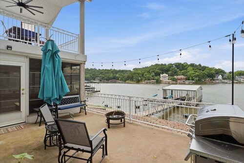Lake Fun Retreat w/ Sunroom, PWC & Boat Slip, Dock Slide & Views
