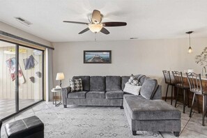 Condo, Multiple Beds, Patio (Bay Point Bliss) | Living area - Blissful Lake Life at the 24mm Playground, 2 Pools & Trailer Parking (Osage Beach)