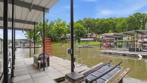 Lake view - Lakefront Retreat at 10mm w/ Dock & Sunroom (Sunrise Beach)